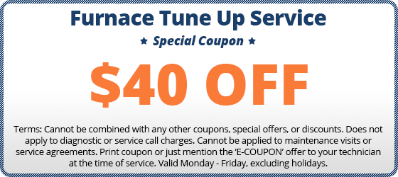 $40 off furnace tune up coupon